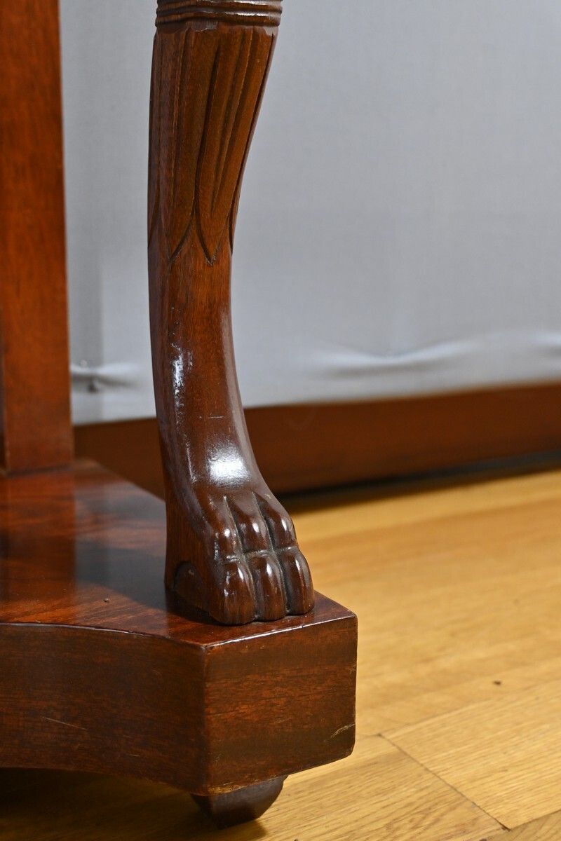 photo vintage Mahogany Bedside Table, Empire Style – Mid 20th Century