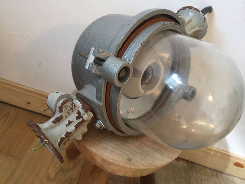 Industrial Factory Lights Vintage Hungarian Complete Units Loft Lighting Lamp Steel, Shatter Proof Shop Salon photo Lighting