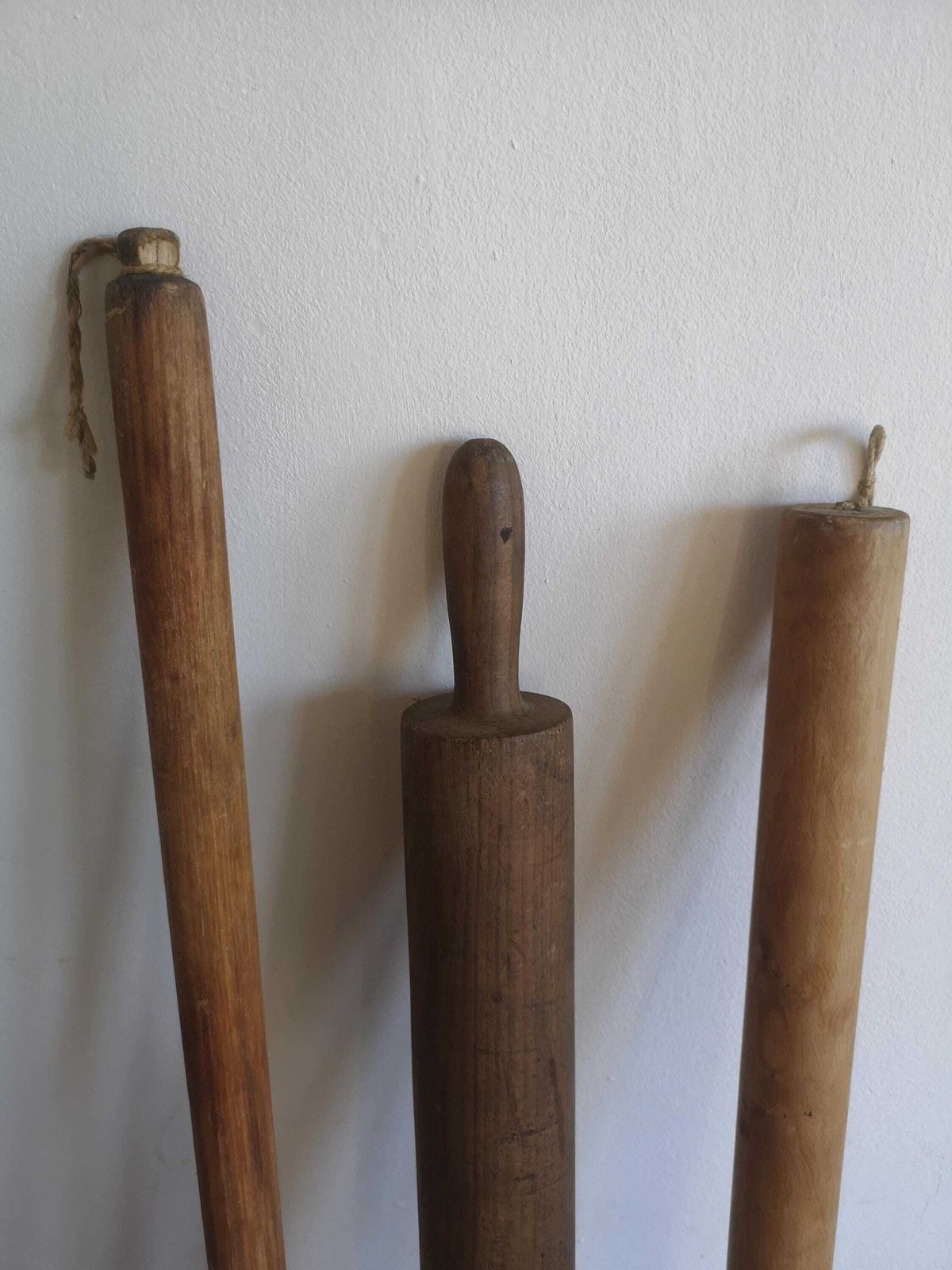 Set Of 2 Rustic Farm House Scoop Paddle Wooden Handcarved Grain Spoon, Bakery, Flour Decorative Primitive Rustic Vintage Antique Natural photo Home Decor
