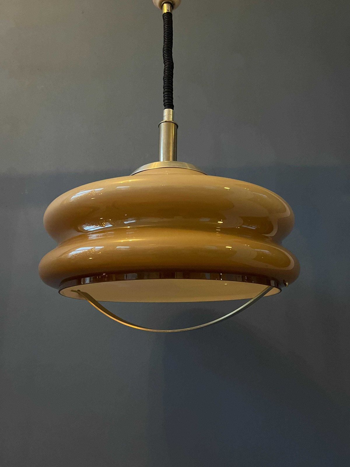 Acrylic Vintage Herda Space Age Pendant Lamp photo vintage