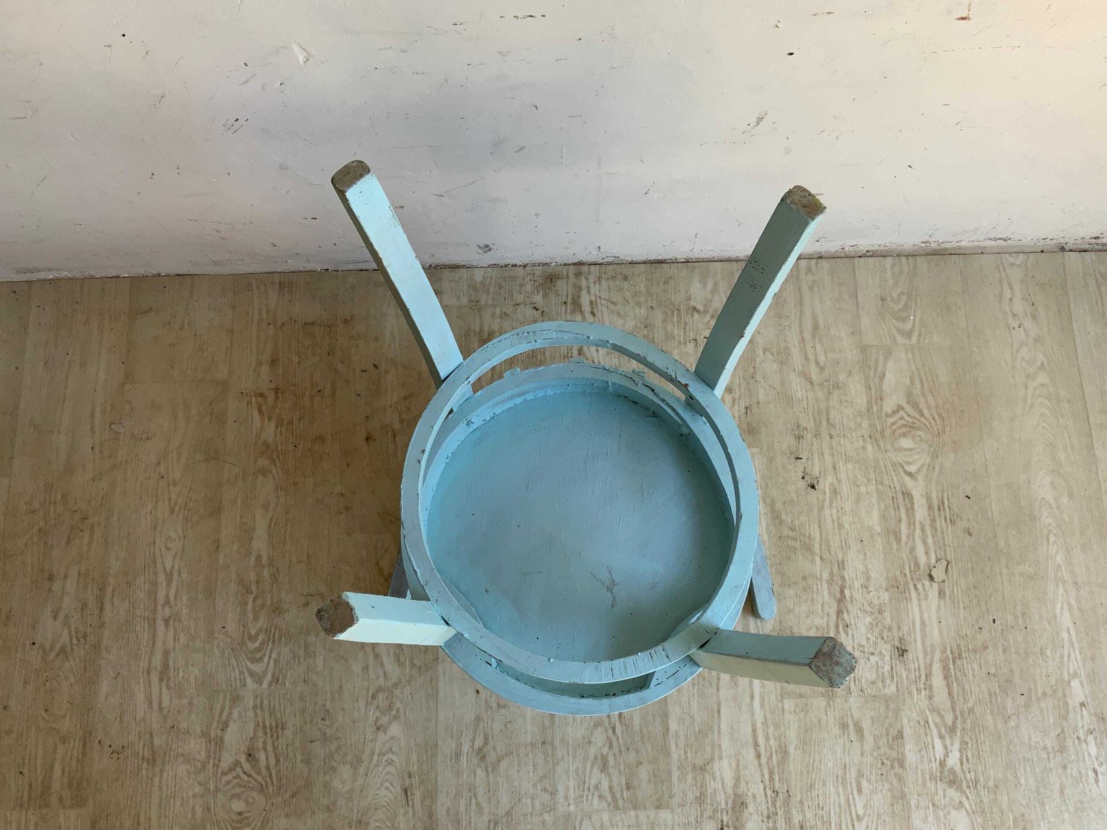 photo furniture French Blue Antique Thonet Style Chair C1900 Elegance | Solid Wood| Reclaimed From Old Tea House| Timeless Art For Your Home Décor