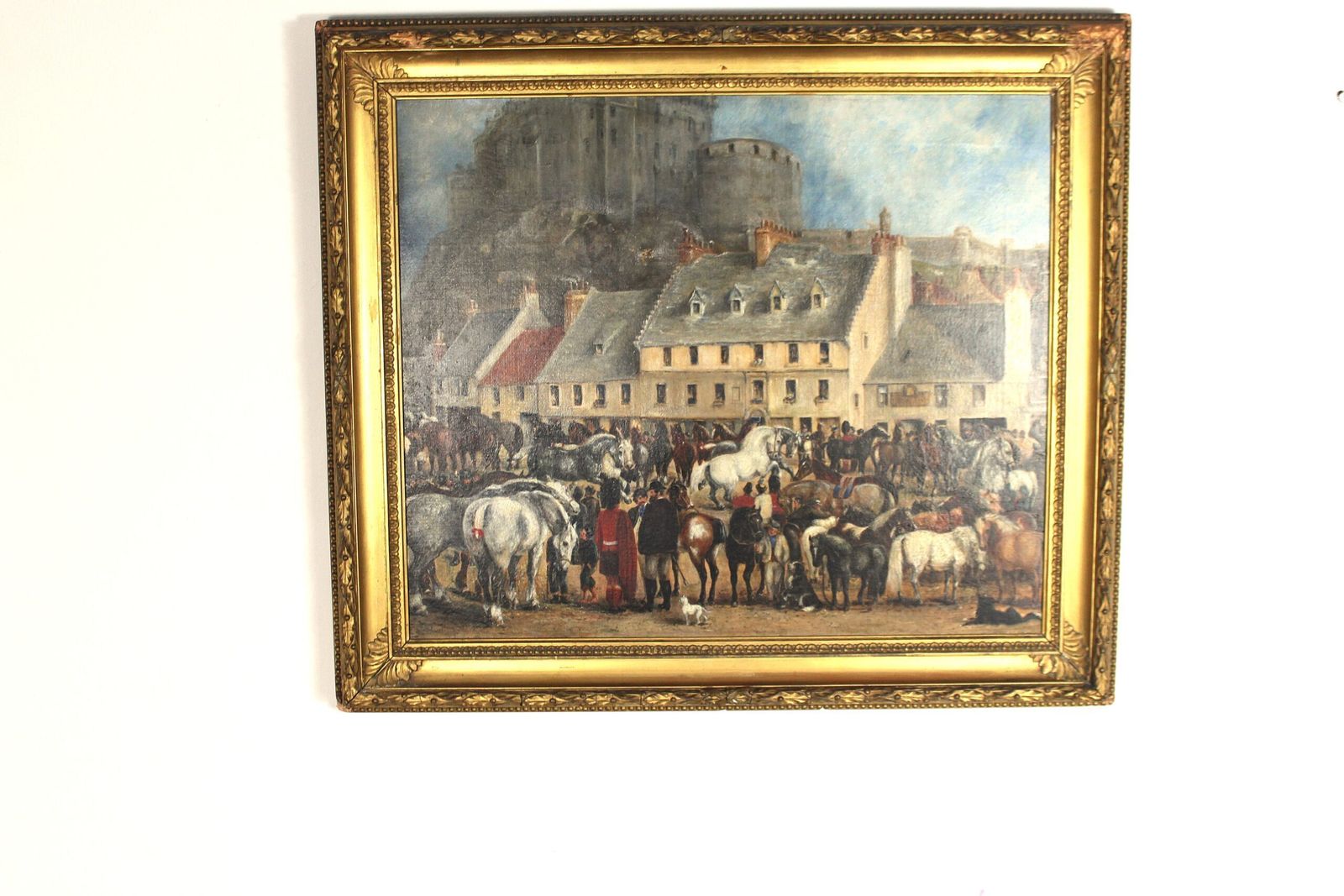 19th Century Horsefair Grassmarket Edinburgh Scotland photo vintage
