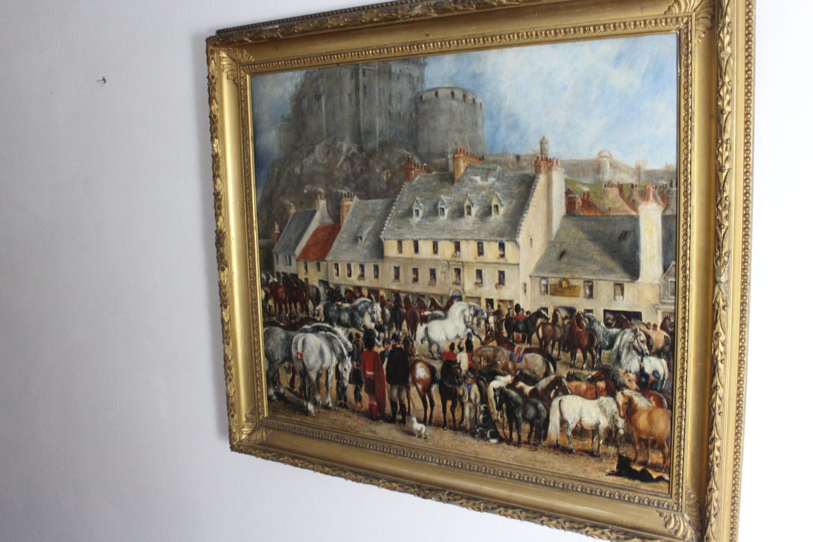 Art 19th Century Horsefair Grassmarket Edinburgh Scotland photo