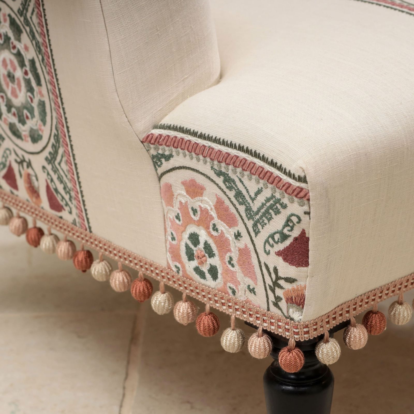 3200.0 A Classic Antique Square Back French Armchair Dating To Around 1880. photo