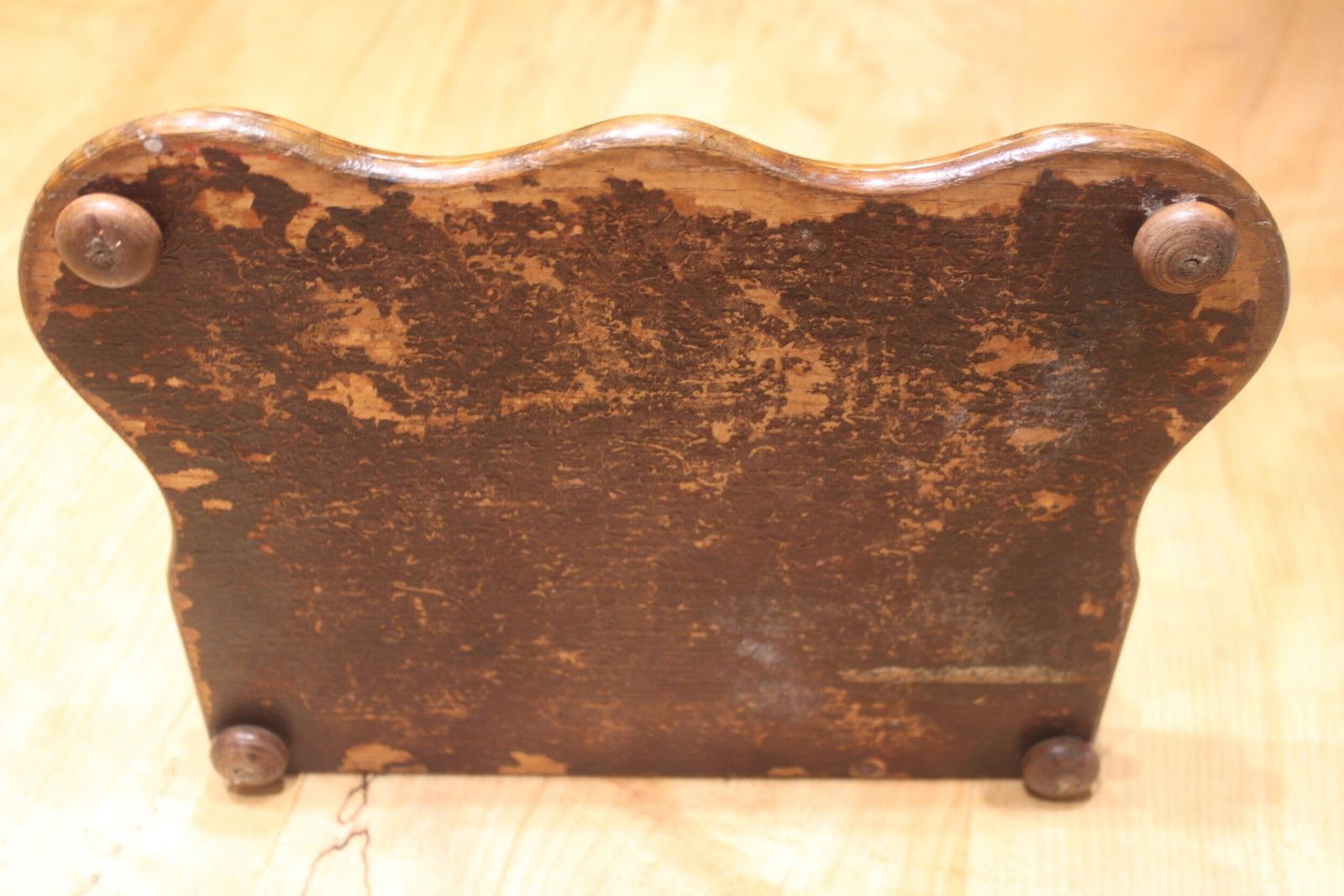 Late Victorian Oak And Brass Desk Tidy Or Standish photo buy