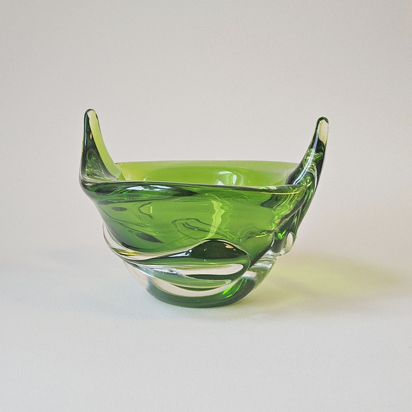 Green Mid Century Surrealist Style Ashtray photo furniture