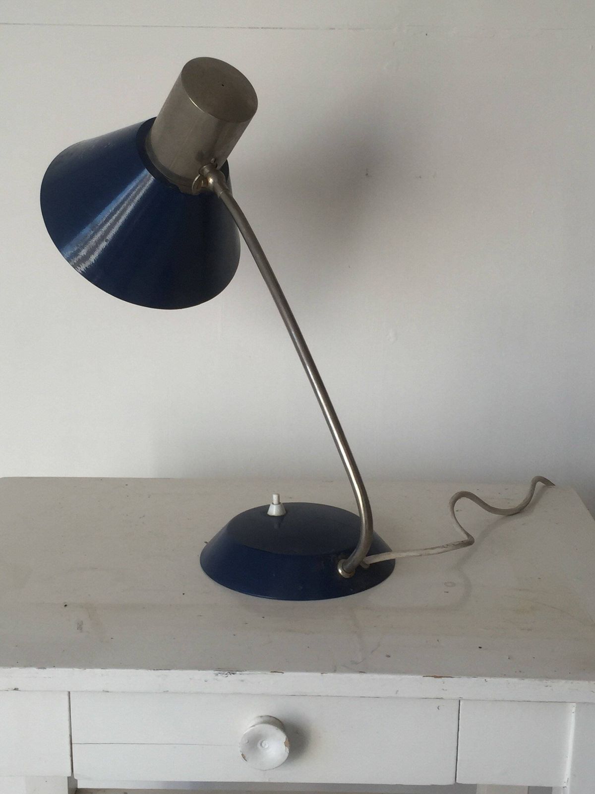 Mid Century Table Desk Lamp, Photo Studio Lighting, Circa 1960's & 70's, Vintage Retro Lamp photo Lighting