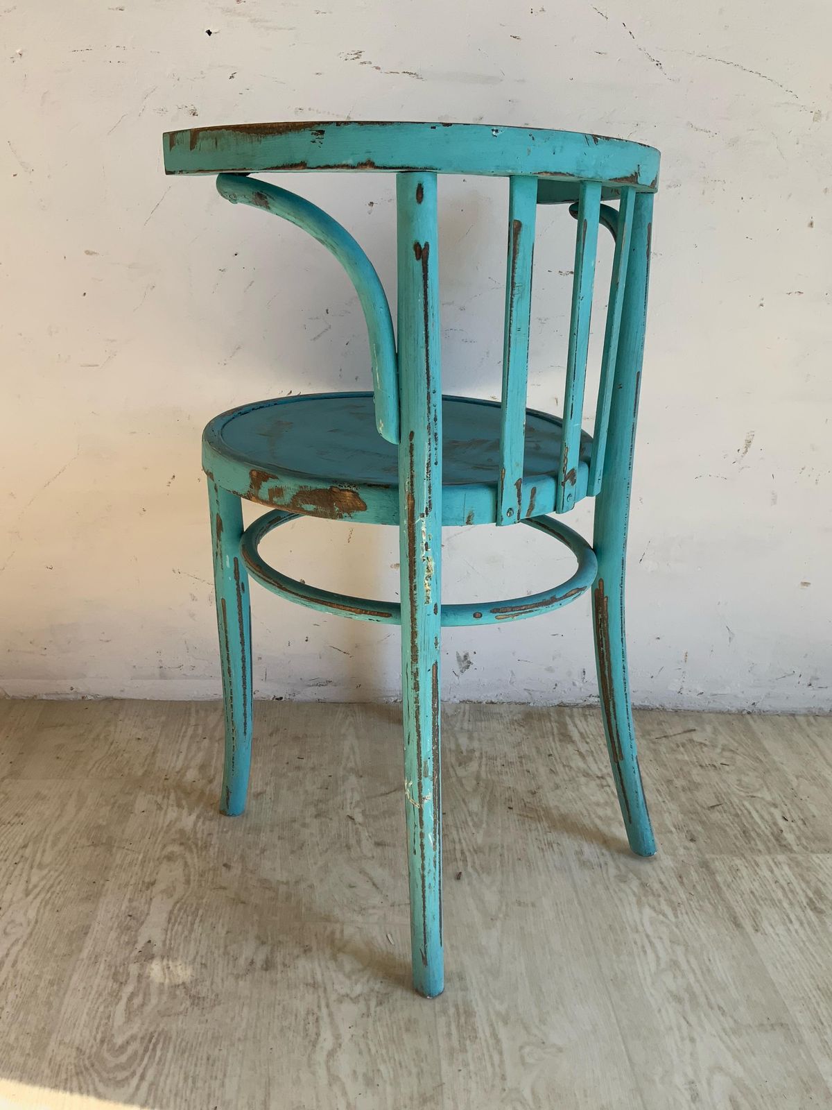 Antique Thonet Style Chair:1890s Austrian Elegance Solid Oak Wood| Reclaimed From Budapest Tea House| Timeless Art For Your Home Décor Blue photo 136.0