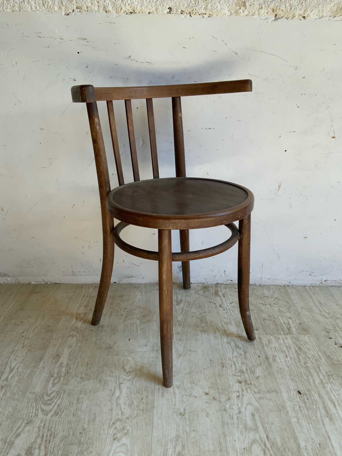 Antique Thonet Style Chair 1890s Austrian Elegance | Solid Elm Wood| Reclaimed From Budapest Tea House| Timeless Art For Your Home Décor