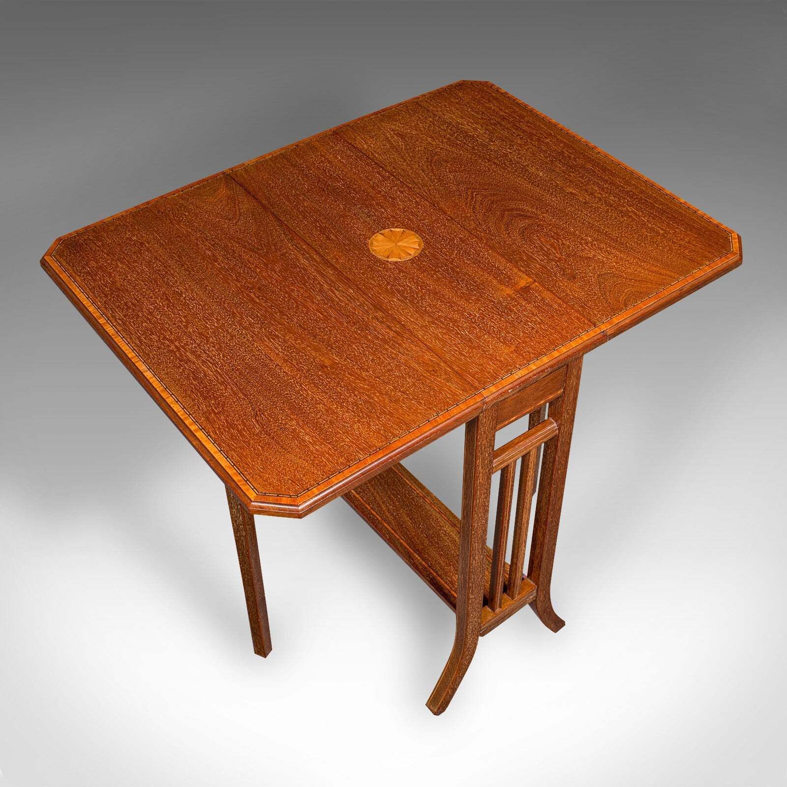 photo furniture Antique Sutherland Table, English, Occasional, Gate Leg, Display, Victorian