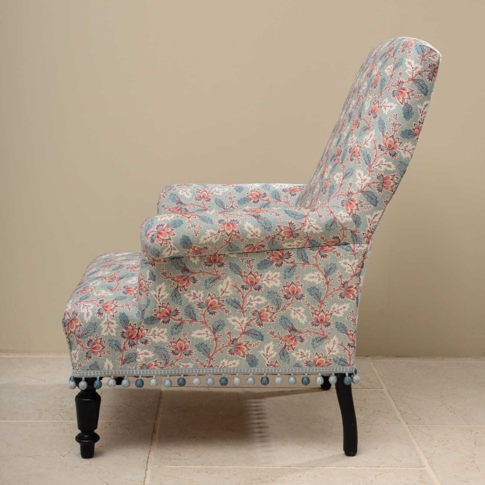 Napoleon III Chair, 1800s, Antique photo furniture