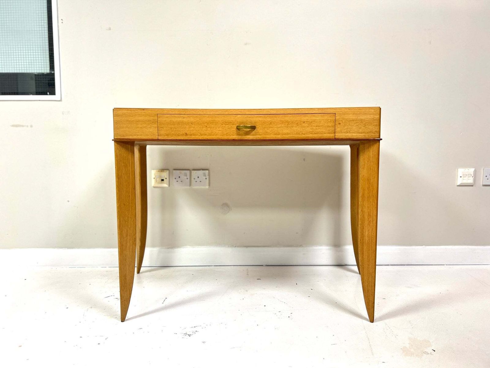 Attributed To Maison Dominique, French Sycamore Desk
