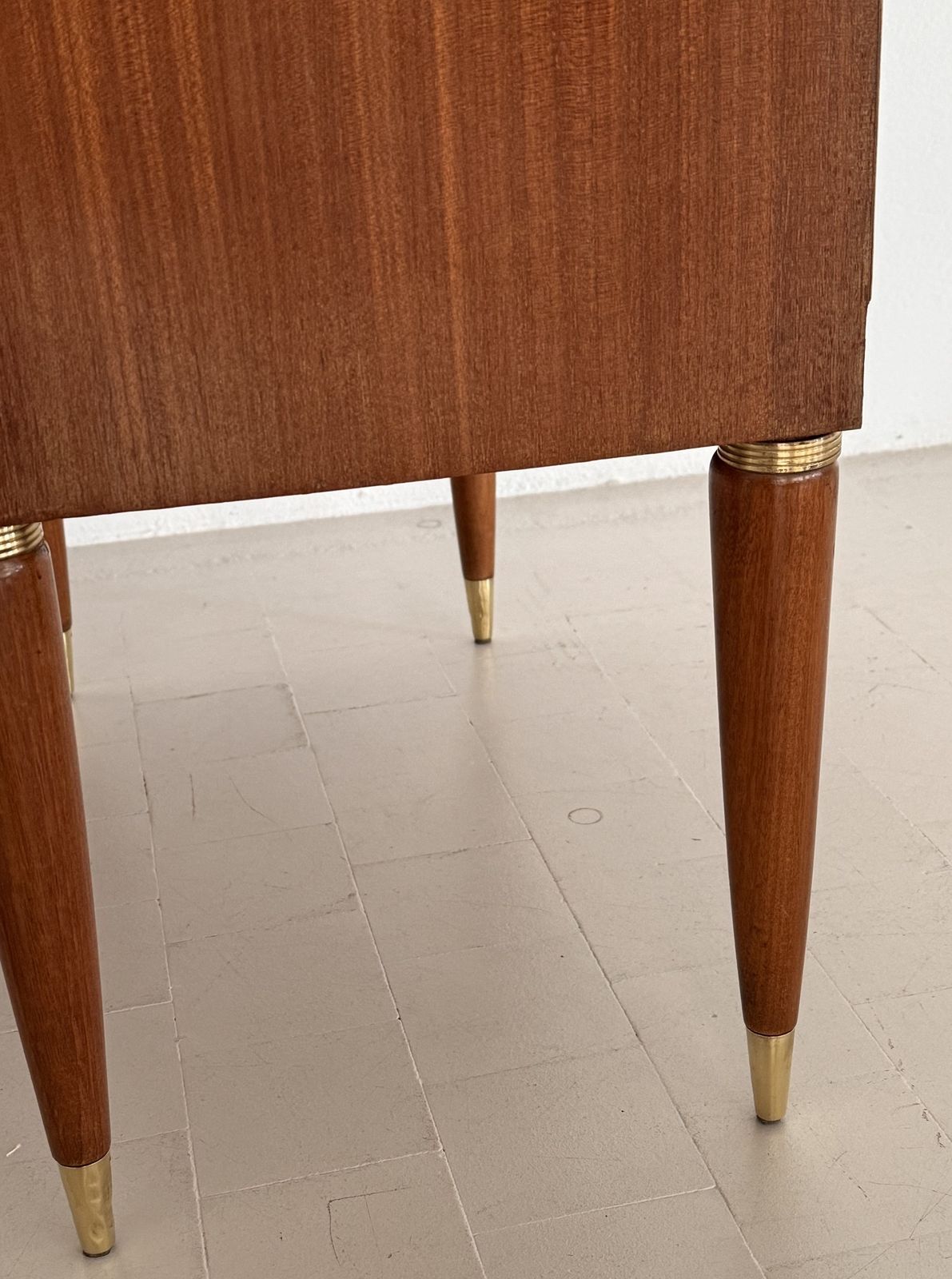 Furniture Italian Mid Century Night Stands Or Bedside Tables By La Permanente Di Cantù With Green Marble Top photo