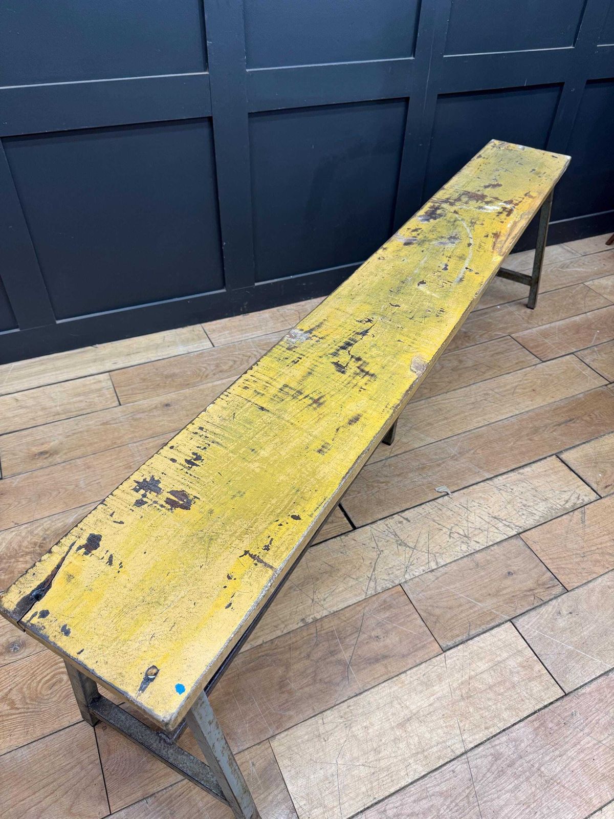 Vintage Bench Seat / Hallway Seat / Rustic Furniture / Kitchen / Dining Room / Seating / Window / Inside Or Outside / Home Or Garden A photo for sale