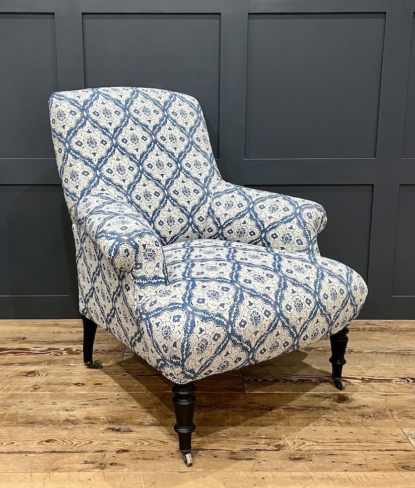 An Early 20th Century French Upholstered Armchair photo furniture