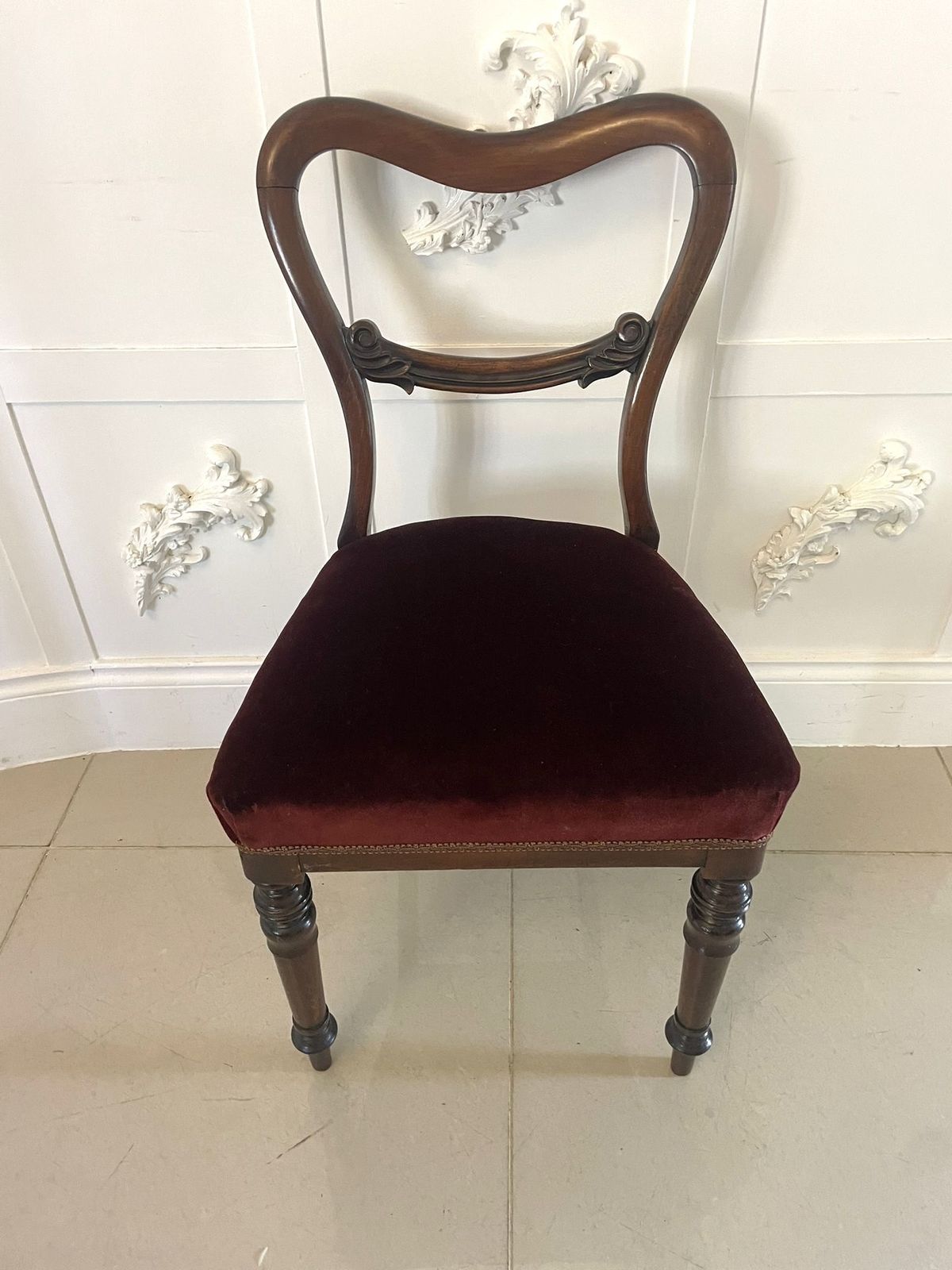 Quality Set Of Six Antique 19th Century Rosewood Dining Chairs photo furniture
