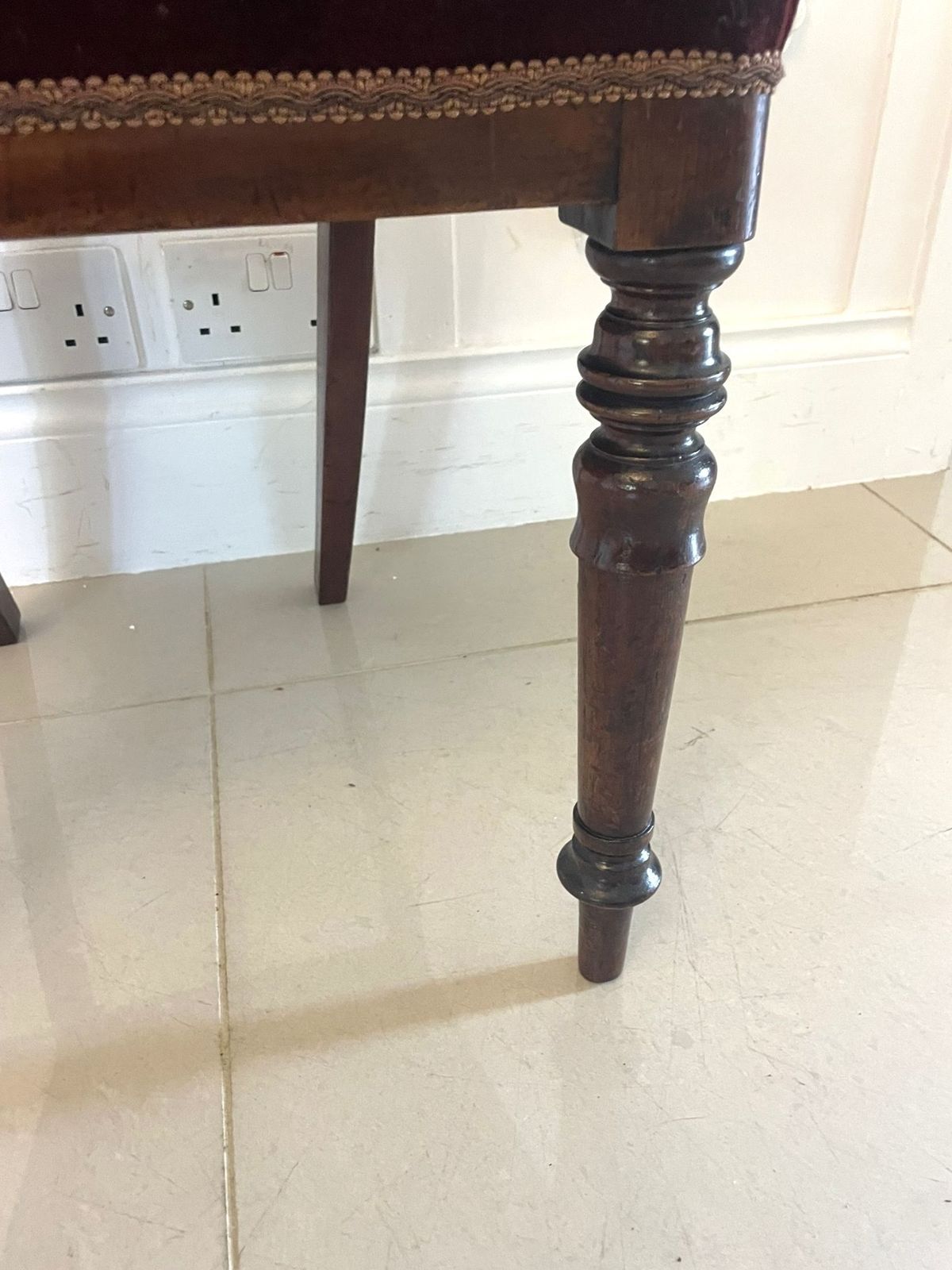 Quality Set Of Six Antique 19th Century Rosewood Dining Chairs photo for sale