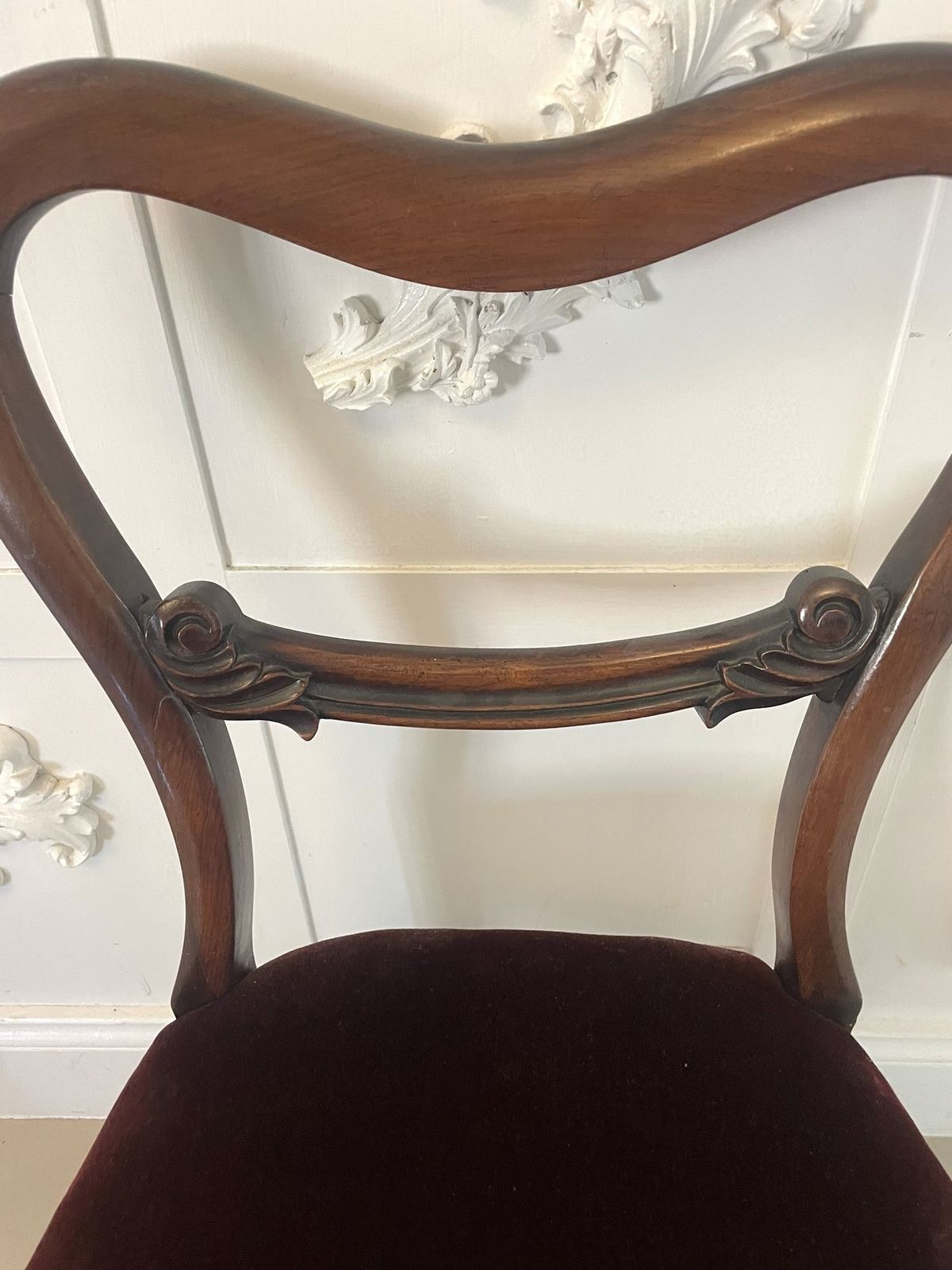 photo for sale Quality Set Of Six Antique 19th Century Rosewood Dining Chairs