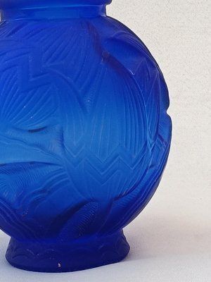 Home Decor Art Deco Glass Les Nenuphars Vase By Pierre Davesn photo