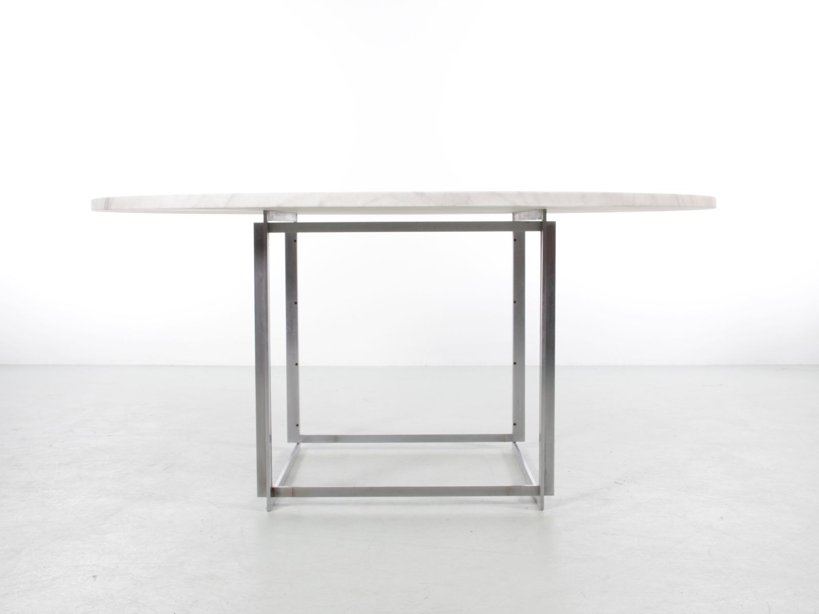 Furniture Mid Century Modern Scandinavian Dining Table Pk 54 With Extensions By Poul Kjaerholm For Kold Christensen photo