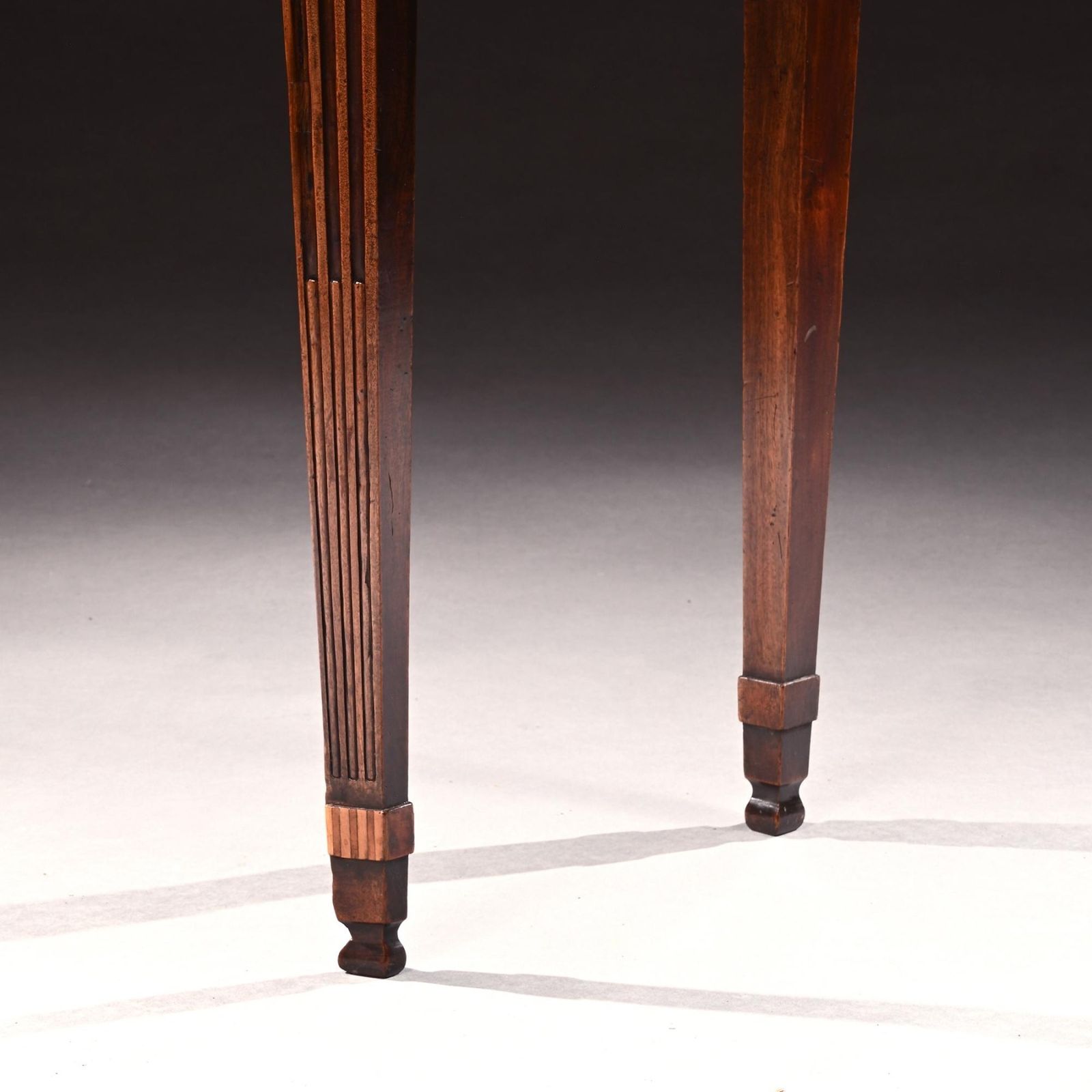George III Mahogany Serpentine Tea Table Of Exceptional Colour And Patination photo for sale