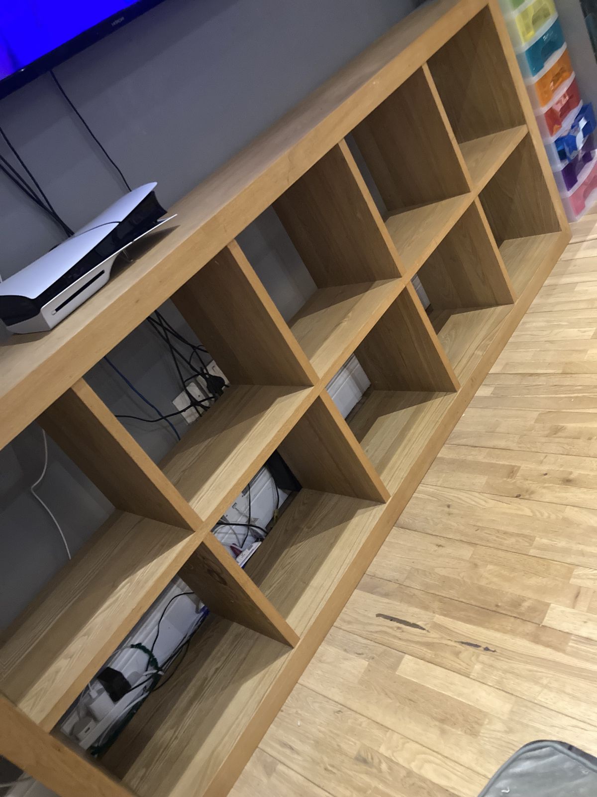 Solid Oak Cube Unit 223x90 photo Furniture