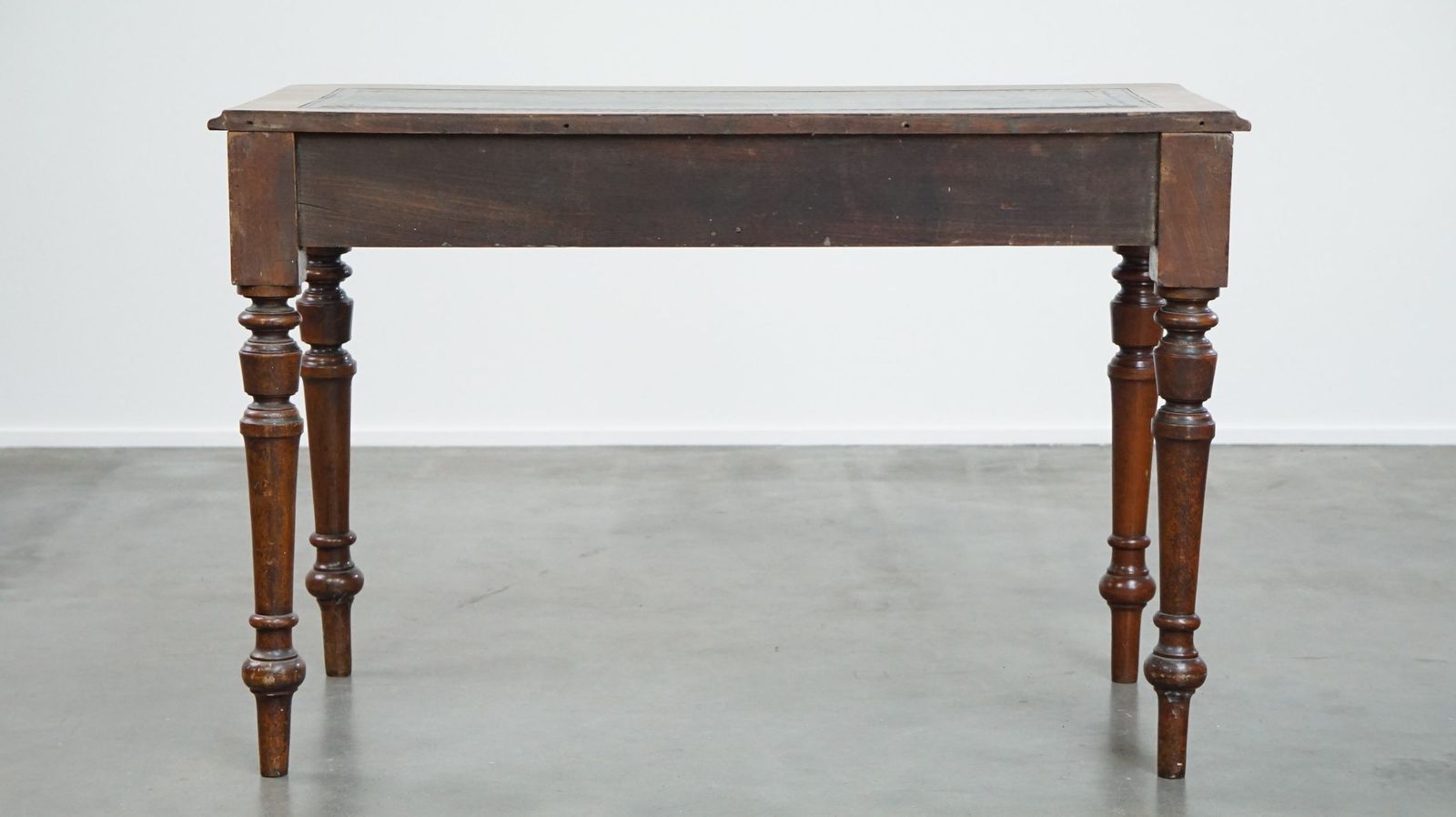 Beautiful, Graceful And Elegant Antique English Writing Desk/Hall Table With A Leather Top photo 994.4694