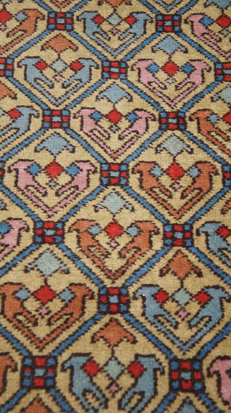 Colorful Oriental Runner With Contrasting Edges And Cozy Patterns 314x92cm photo 216.66