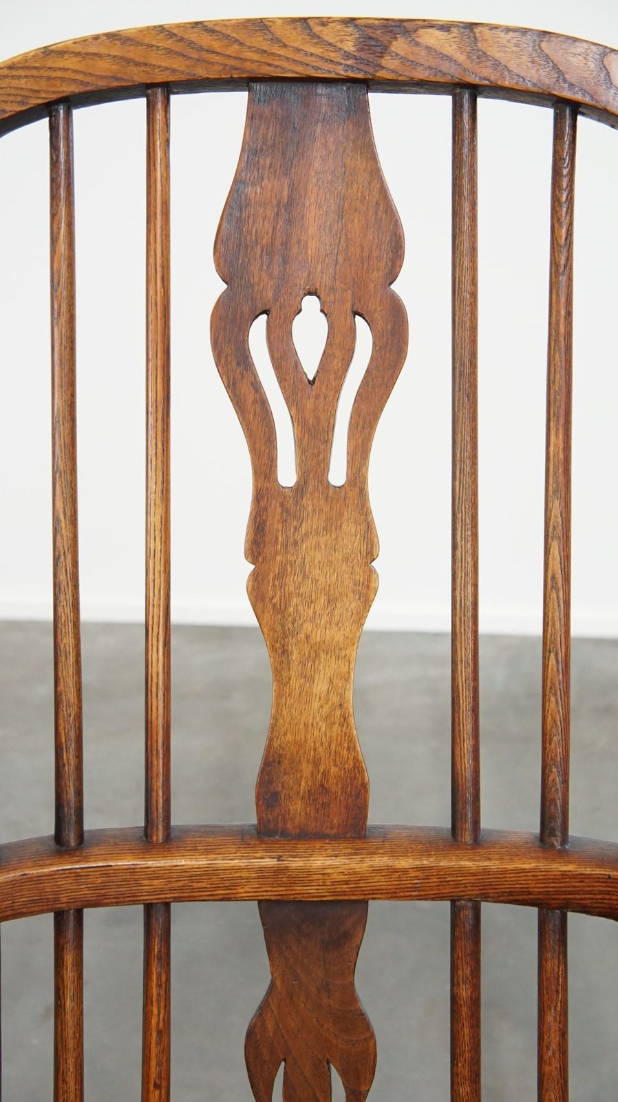 photo for sale Charming, Antique English Highback Windsor Dining Chair With A Beautiful Patina