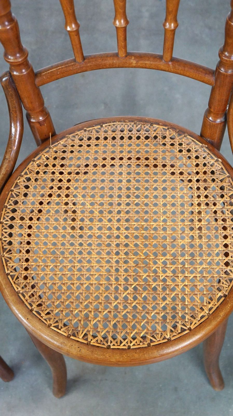 photo furniture Set Van 4 Vintage Bistrostoelen In Thonet Stijl