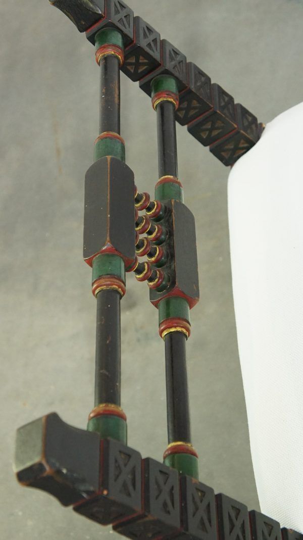 Unieke Bank/Vensterbank In Moorse Stijl, Eind 19e Eeuw, Met Mooie Kleuren En Opnieuw Bekleed photo buy