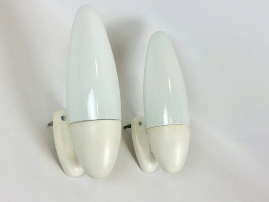 Bauhaus Bakelite Model 13702 Wall Lamps From Elektrosvit Nové Zámky, 1940s, Set Of 2 photo Lighting