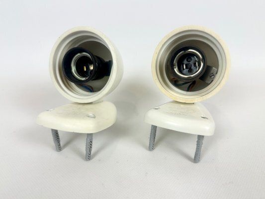 photo furniture Bauhaus Bakelite Model 13702 Wall Lamps From Elektrosvit Nové Zámky, 1940s, Set Of 2