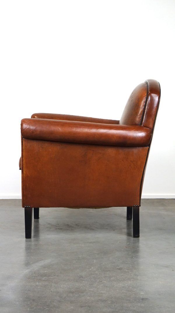 Vintage Schapenleren Fauteuil – Stijlvol En Comfortabel photo 643.4802