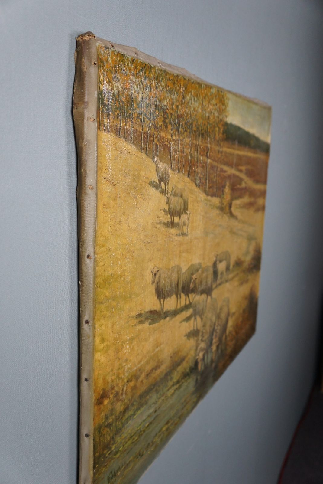 Schilderij Met Oud Hollands Heidelandschap photo furniture