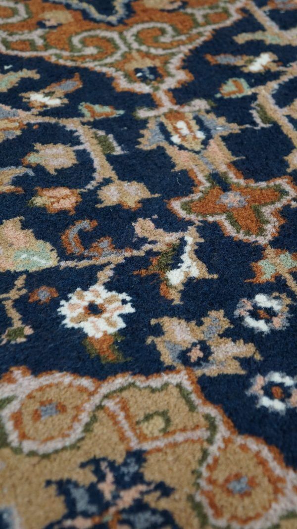 Beautiful Mainly Brown And Blue Tinted Oriental Rug 136x70cm photo furniture