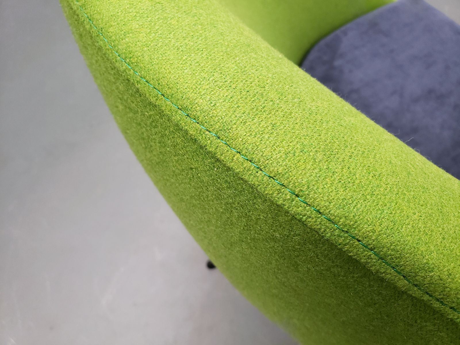 Karl Eric Klote Swivel Egg Chair In Wool photo furniture