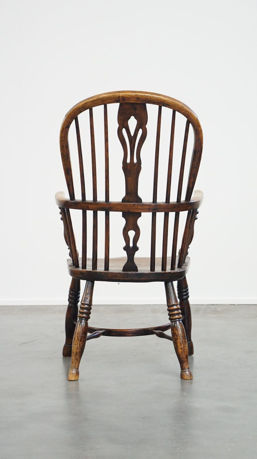 Beautiful And Practical Antique English Highback Windsor Chair With A Beautiful Patina photo Furniture