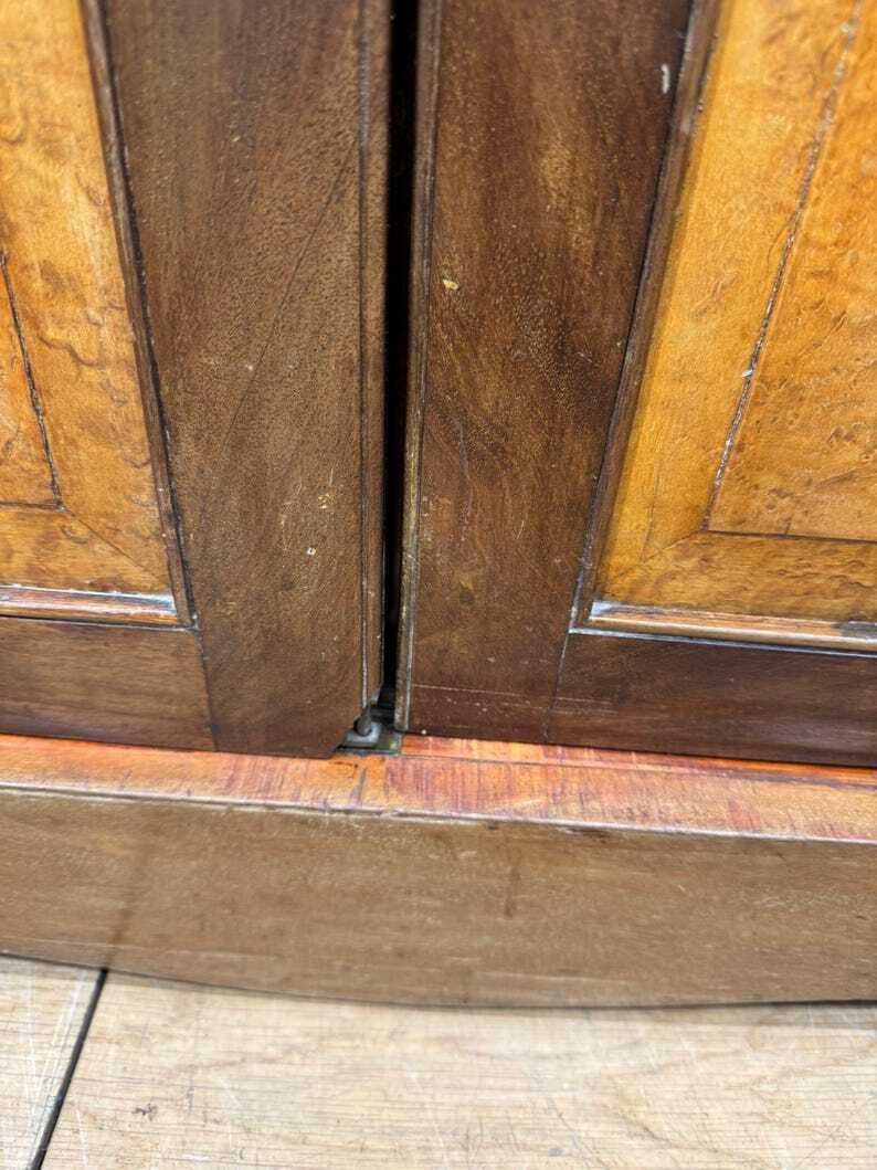 Antique Walnut Linen Cabinet / Clothes Cupboard / Drawers And Cupboard photo buy