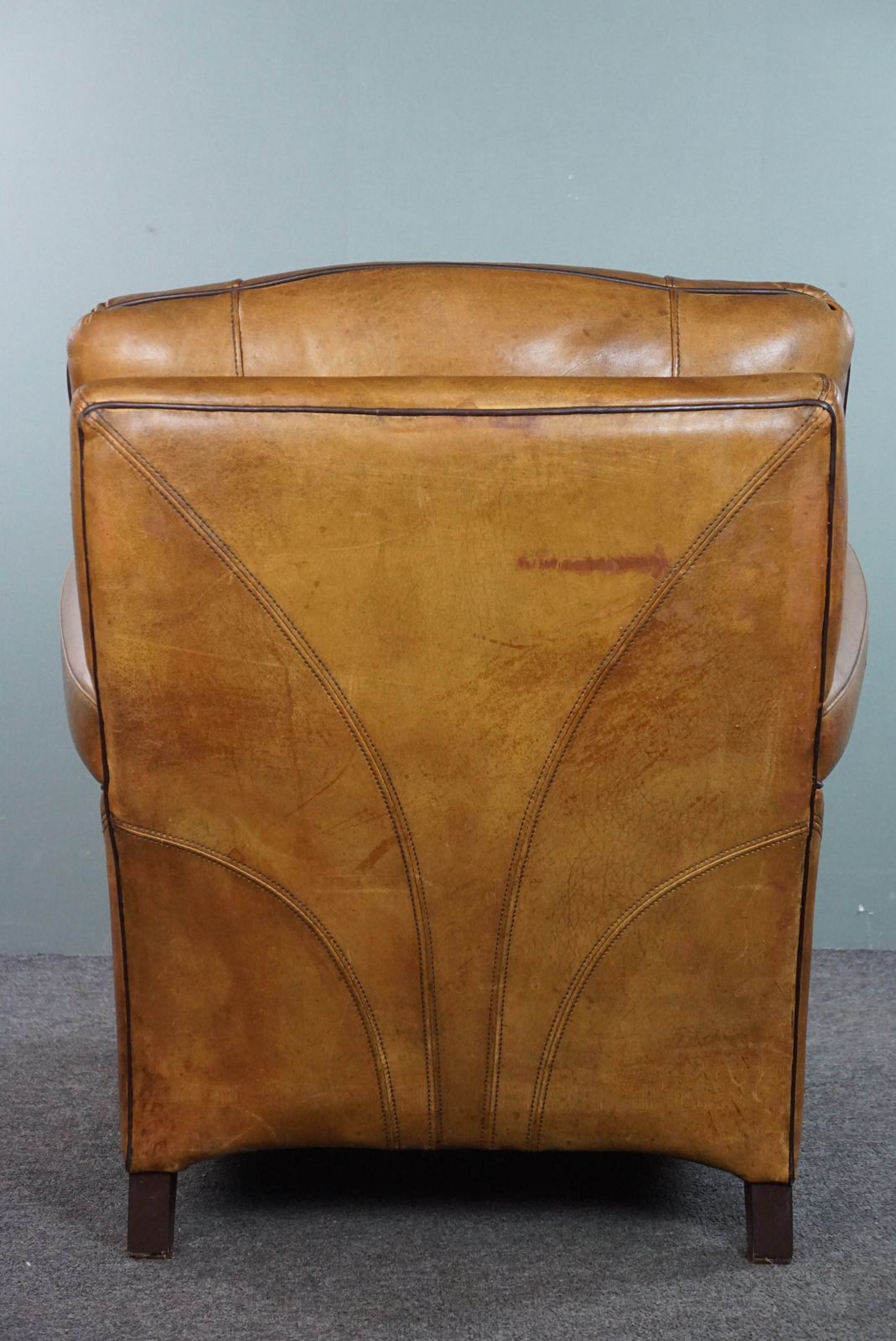 Striking Modern Design Armchair Made Of High Quality Sheepskin photo 887.2226999999999