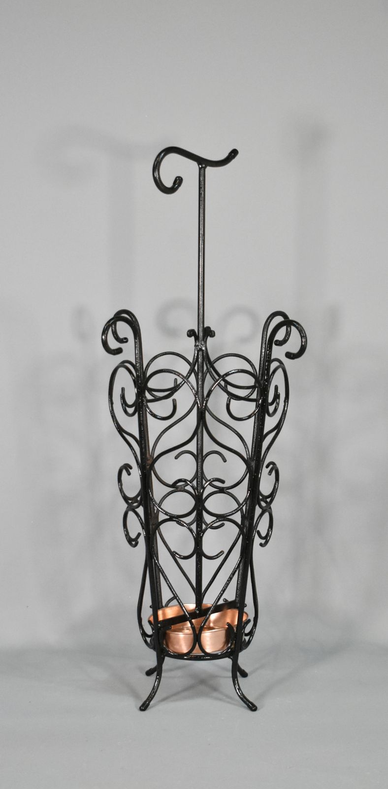 French Umbrella Stand In Wrought Iron 1950s photo for sale