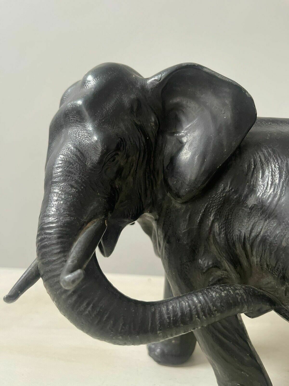 A Japanese Meiji Period (1868 1912) Spelter Model Of An Elephant photo Home Decor