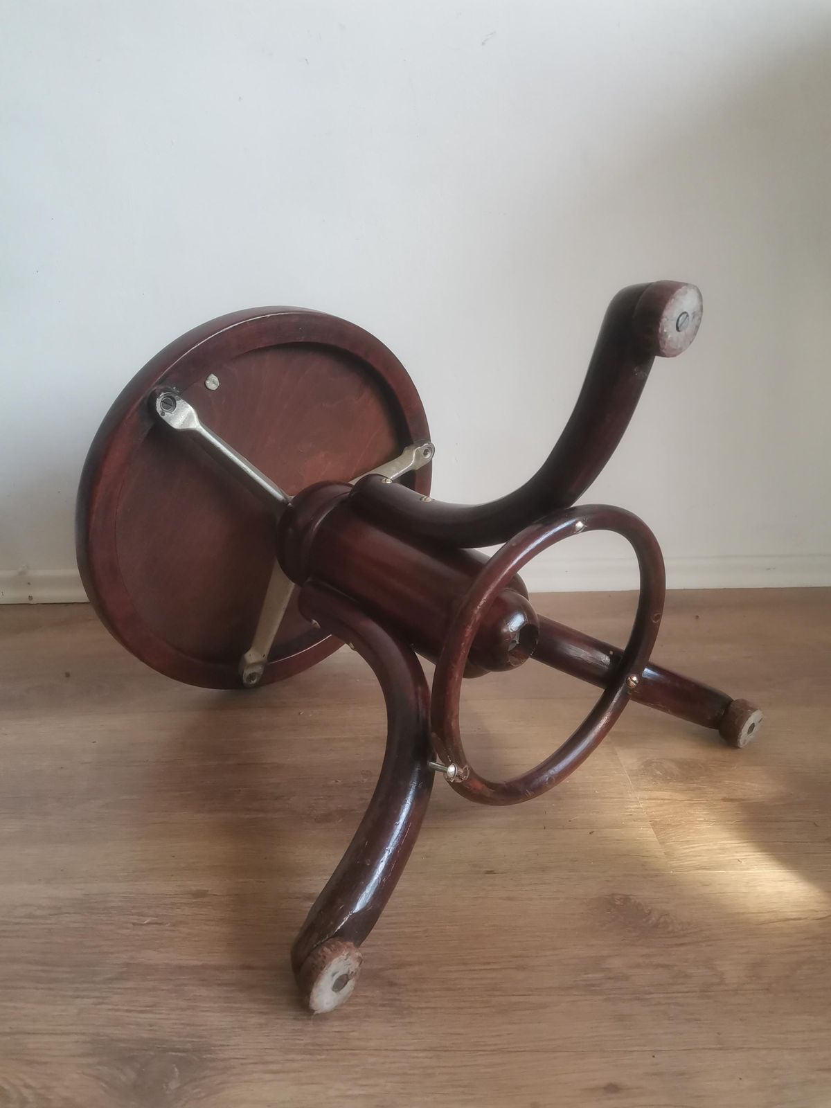 Original Thonet Piano Stool Quality Bentwood Hand Made Seat Thonet Chair Vintage photo 259.0