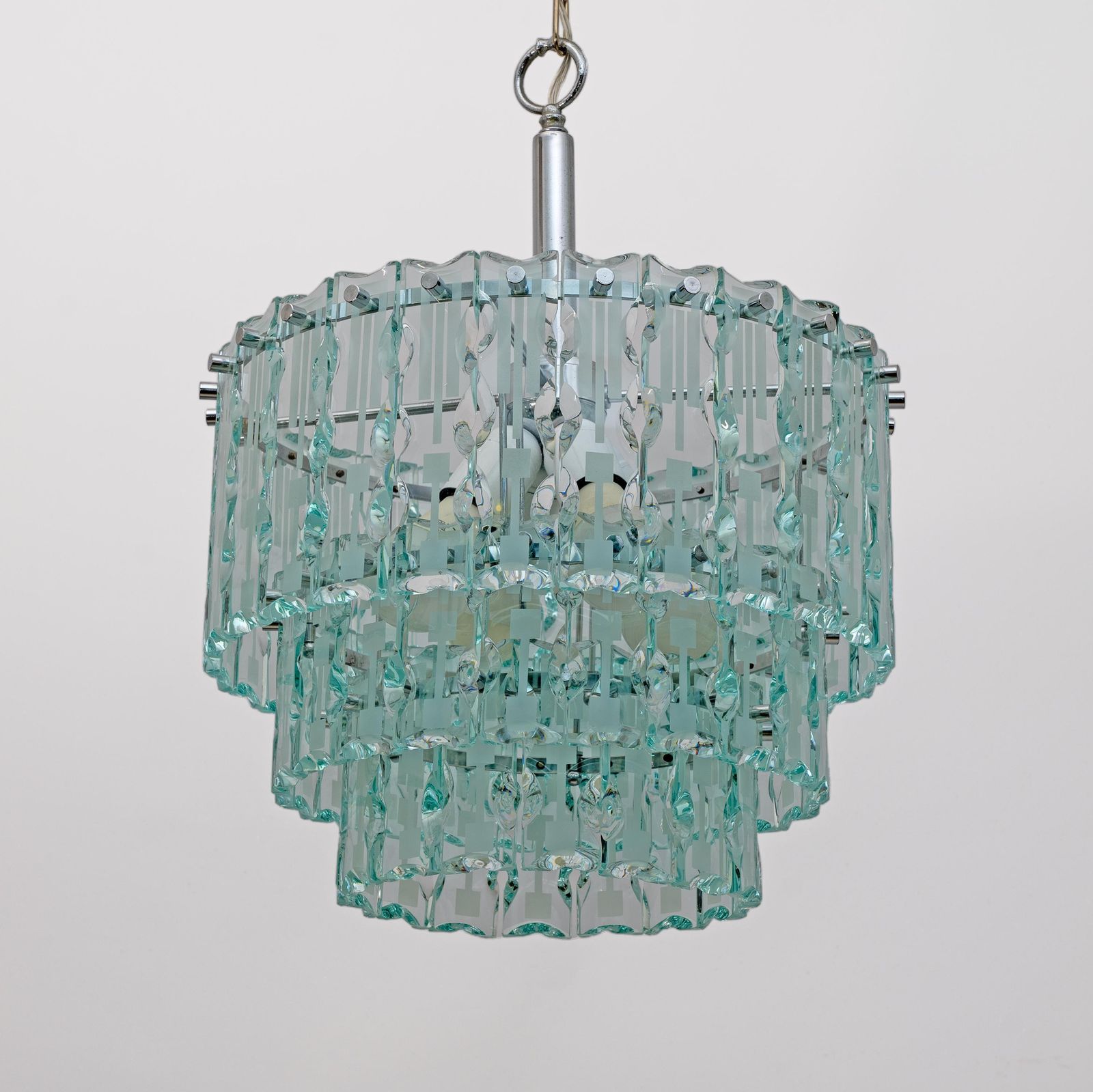 Ground Crystal Chandelier By Cristal Art, Italy, 1970s photo buy