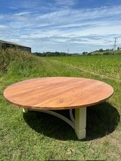 Round Bespoke Dining Table (Chairs In Picture Not Included).  Seats 12/14 photo 3000.0