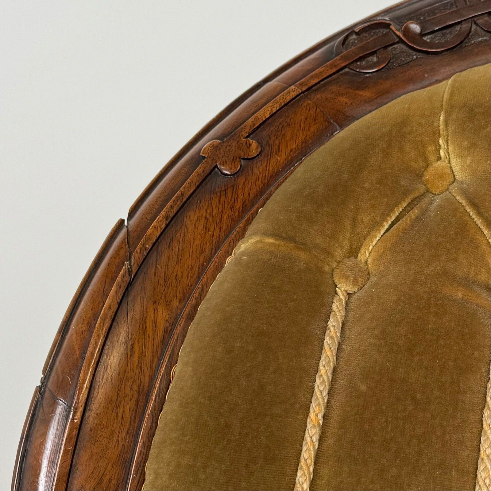 265.0 Antique 19th Century Nursing Chair / Armchair In Walnut photo