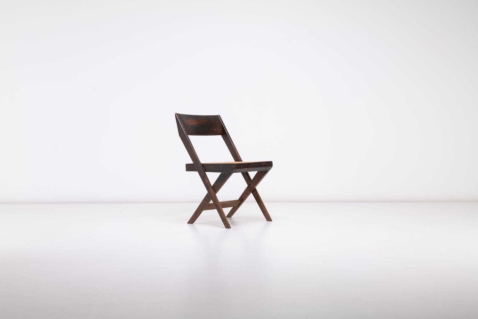Pierre Jeanneret & Eulie Chowdhury, Library Chair, Chandigarh, 1st Production photo furniture