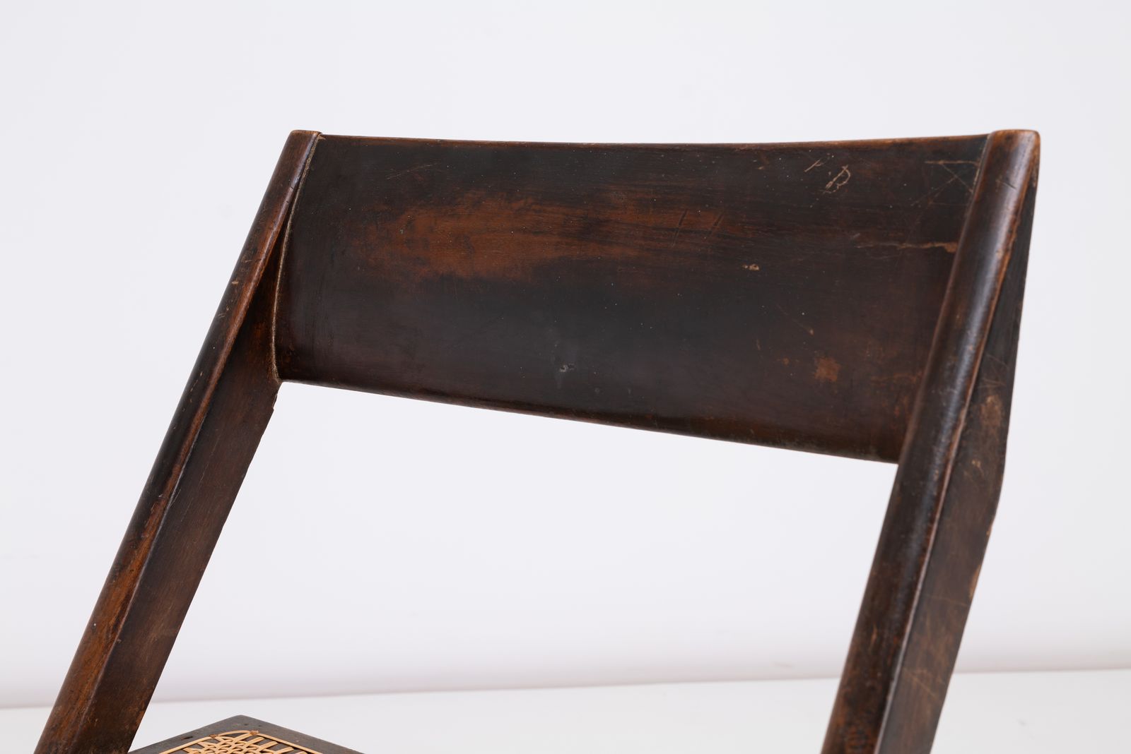 Pierre Jeanneret & Eulie Chowdhury, Library Chair, Chandigarh, 1st Production photo for sale