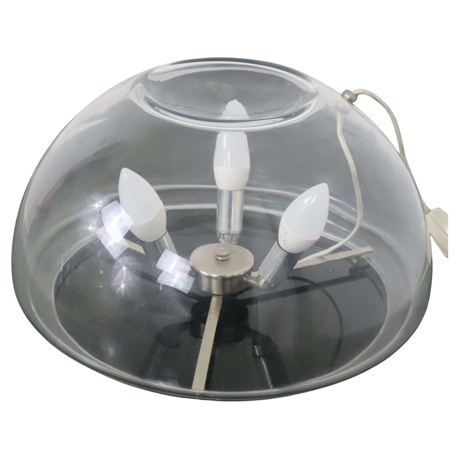 Mid Century Modern Italian Murano Glass Table Lamps, Italy, 1970s