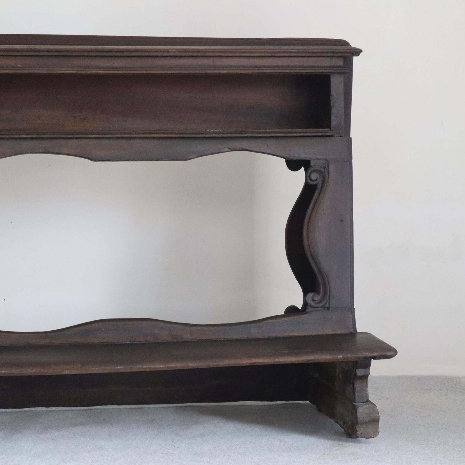 18th Century Walnut Prayer Kneeler From The Collection Of Italian Prince photo for sale